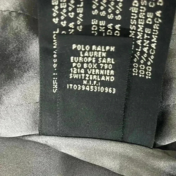 Ralph Lauren Black Label Womens Blazer Jacket Size 2 Wool Silk Preppy Equestrian - Picture 14 of 16